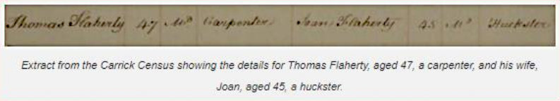 1799 census entry