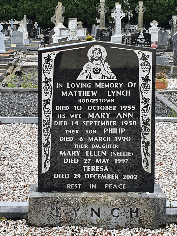 Matthew Lynch gravestone
