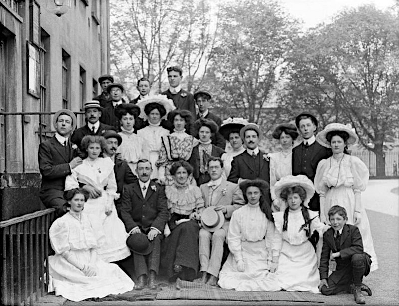 Carrolls Clothing Store staff, early 1900s