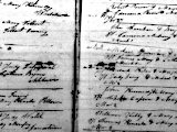 Marriage record 1835