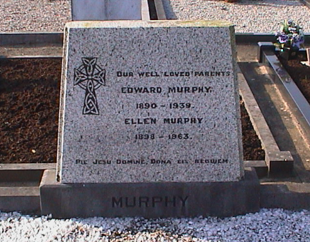 Edward and Ellen Murphy headstone