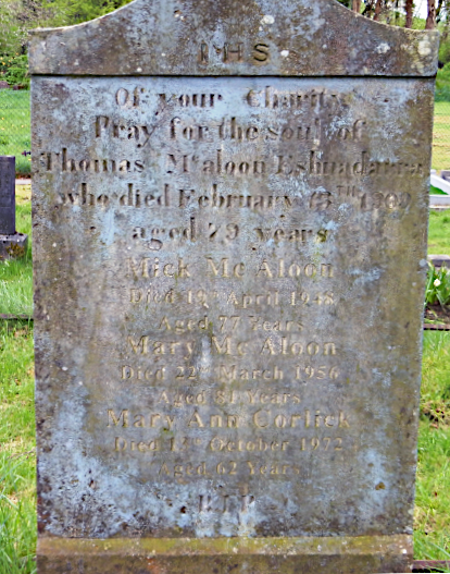 Thomas McAloon Headstone