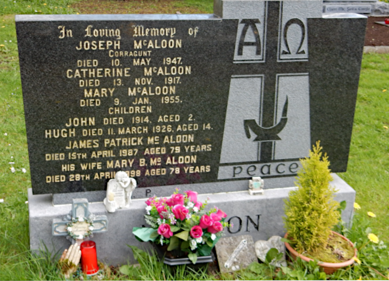 Joseph McAloon Headstone