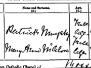 Pat Murphy Marriage Cert