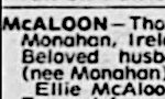 Thomas McAloon obituary